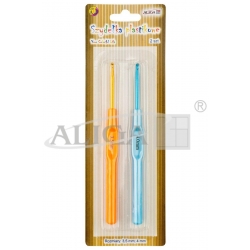 Zestaw szydełek metalowych /  blist. 2szt./ rozm. 3,5mm i 4mm / SZYD-8274